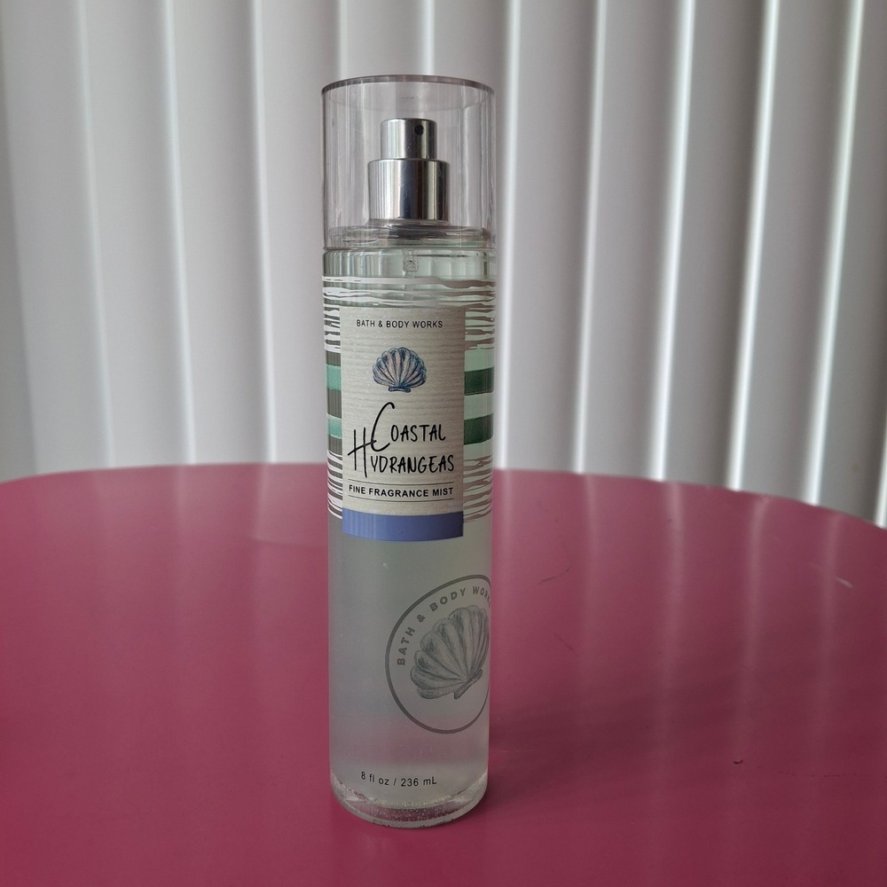 Bath & Body Works COASTAL HYDRANGEAS Fine Fragrance Mist 8 oz Discontinued